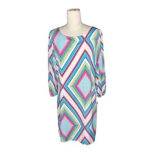 Impeccable Pig Vibrant Geometric Dress